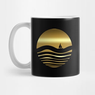 Golden Sunset Sailor Gifts Mug